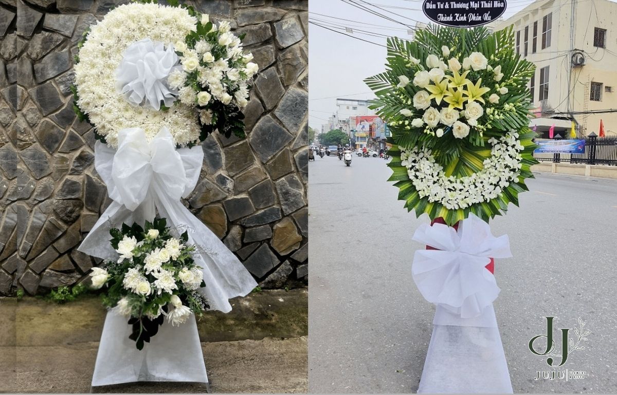 Mẫu hoa kính viếng đa dạng mẫu 