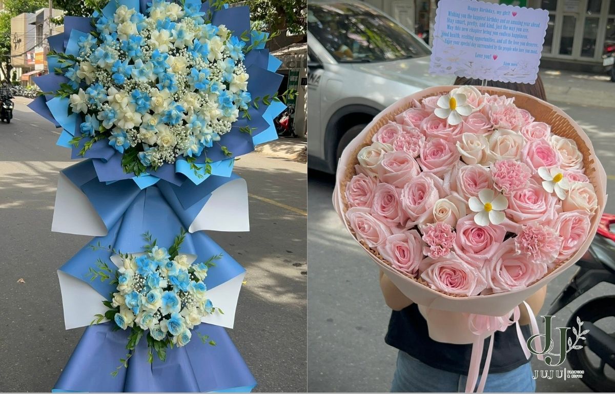 Các mẫu hoa vô cùng đa dạng 