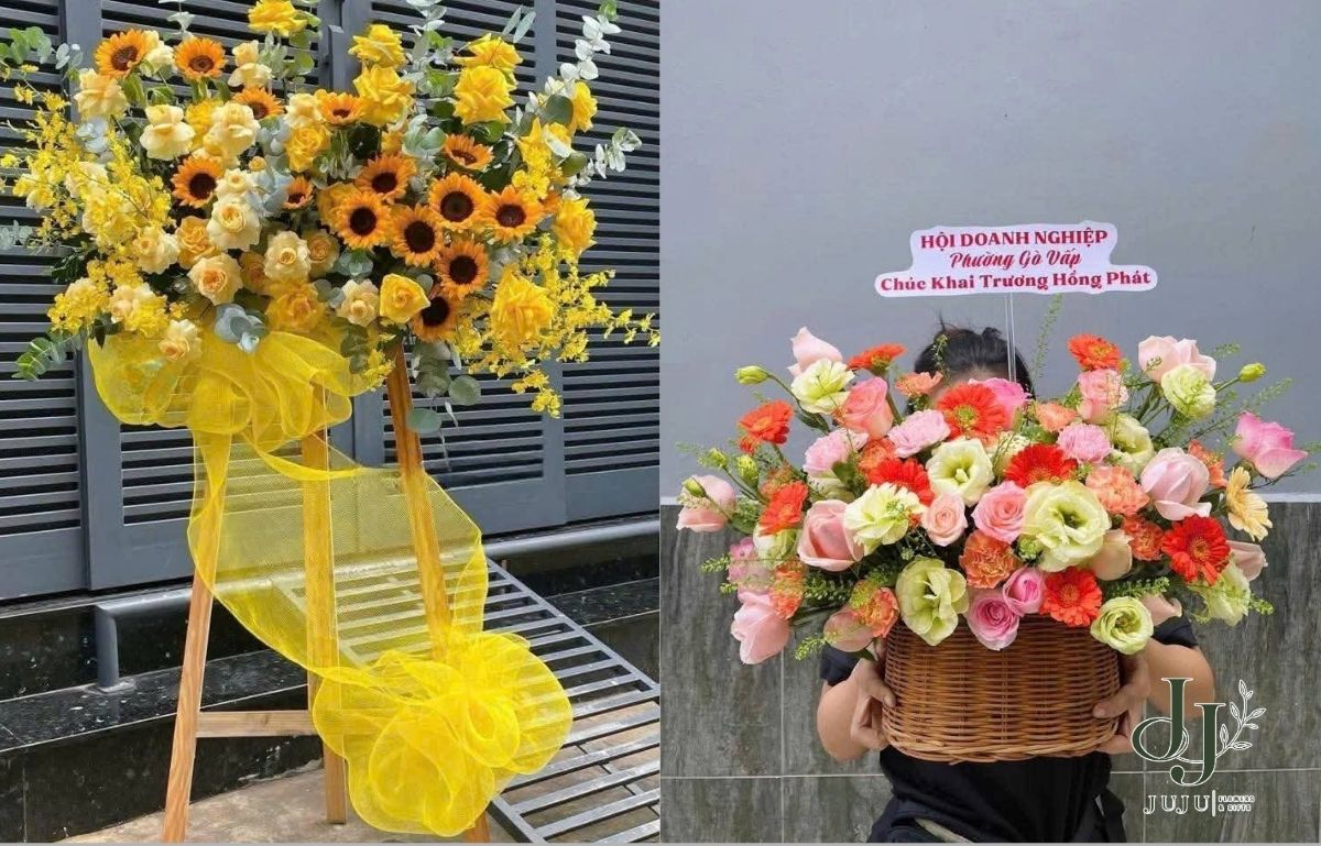 Các mẫu kệ hoa tươi đẹp 