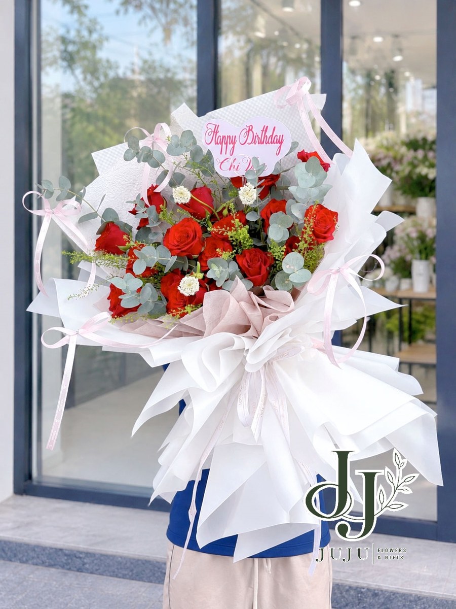 Bó hoa hồng đỏ tặng sinh nhật BHT021