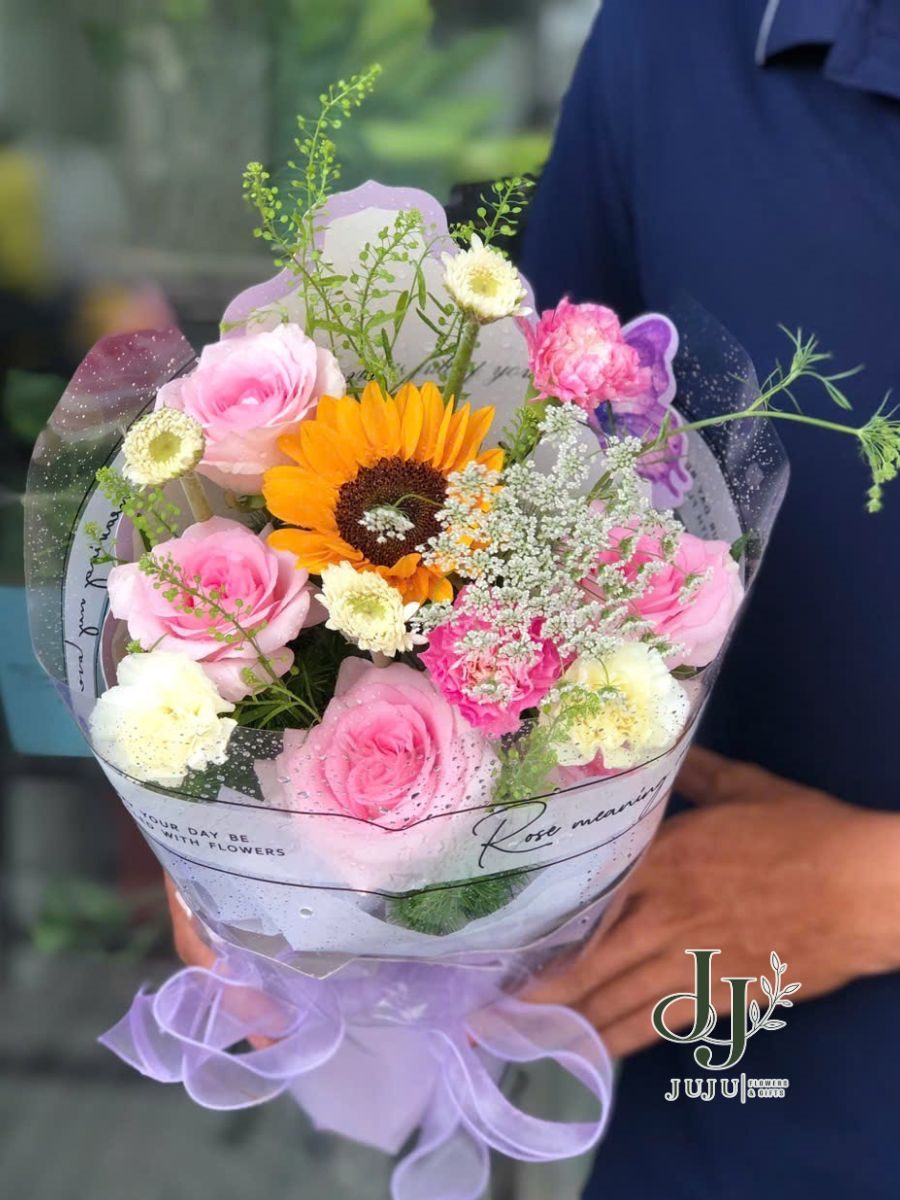 Bó hoa tươi nhỏ đẹp BHT006