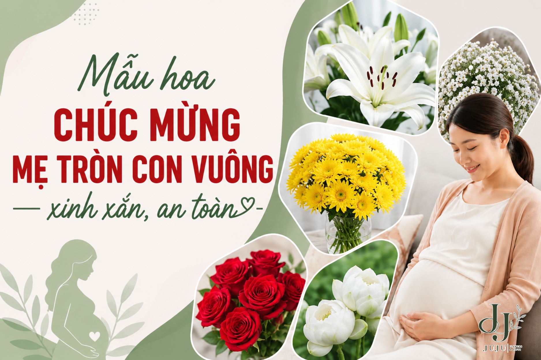 Những mẫu hoa chúc mẹ tròn con vuông an toàn