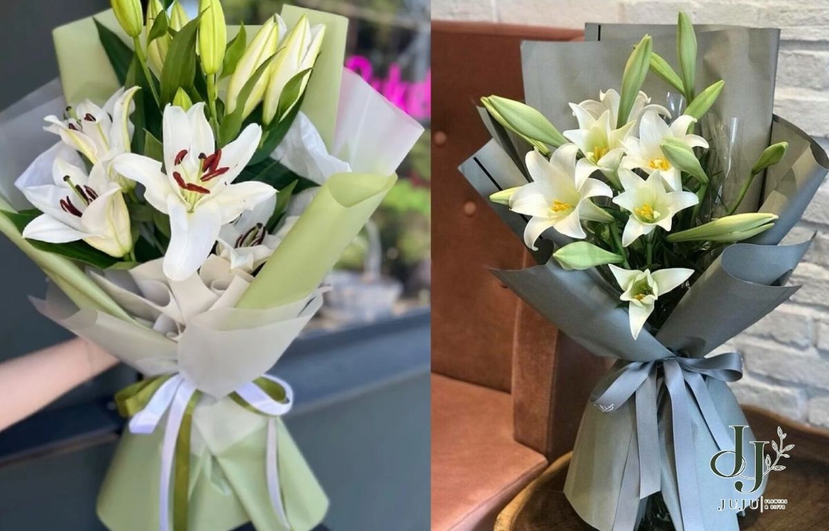 Bó hoa Huệ trắng thanh nhã, đẹp