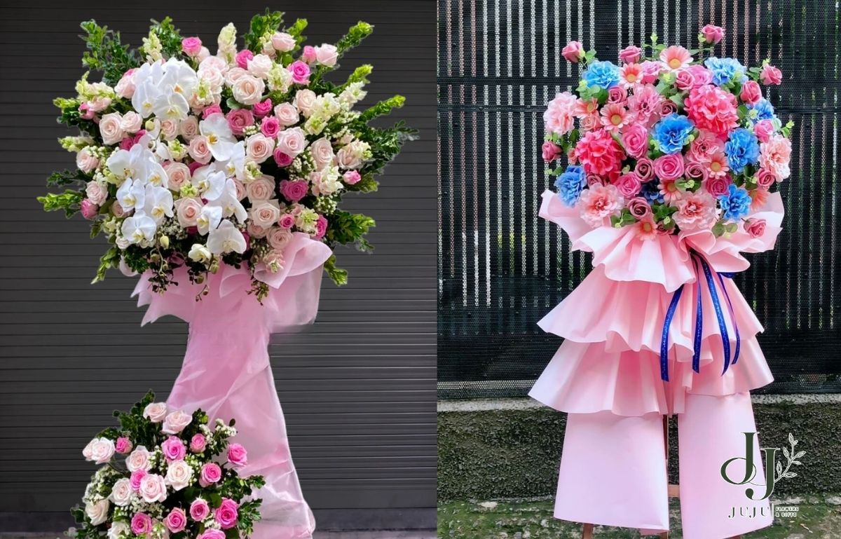 Các mẫu hoa dành tặng hội nghị đẹp 