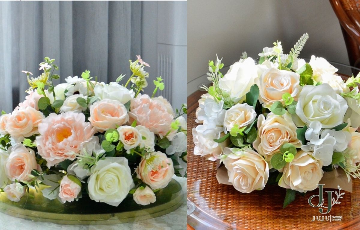 Mẫu hoa để bàn, hoa hội nghị đẹp 