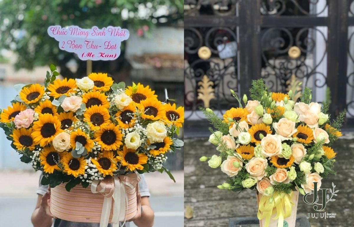 Mẫu hoa hướng dương đẹp, dành tặng cho bạn