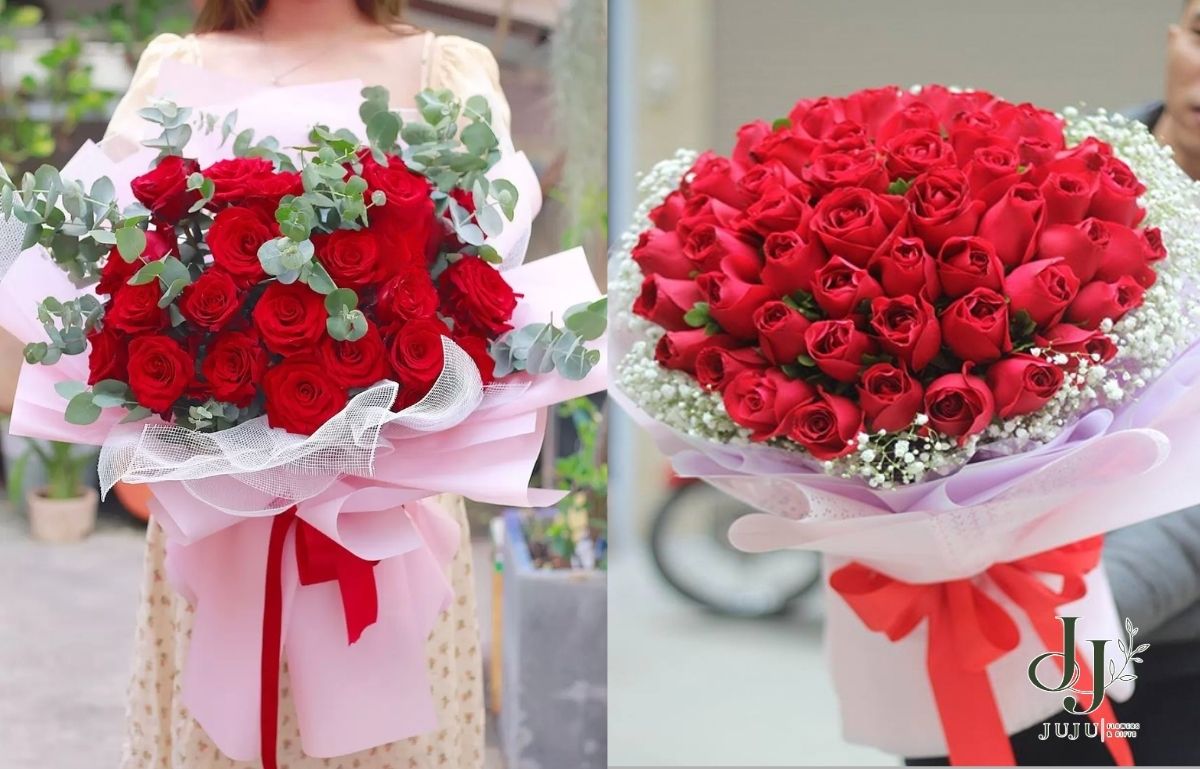 Hoa tặng kỉ niệm ngày cưới hoa hồng đẹp 