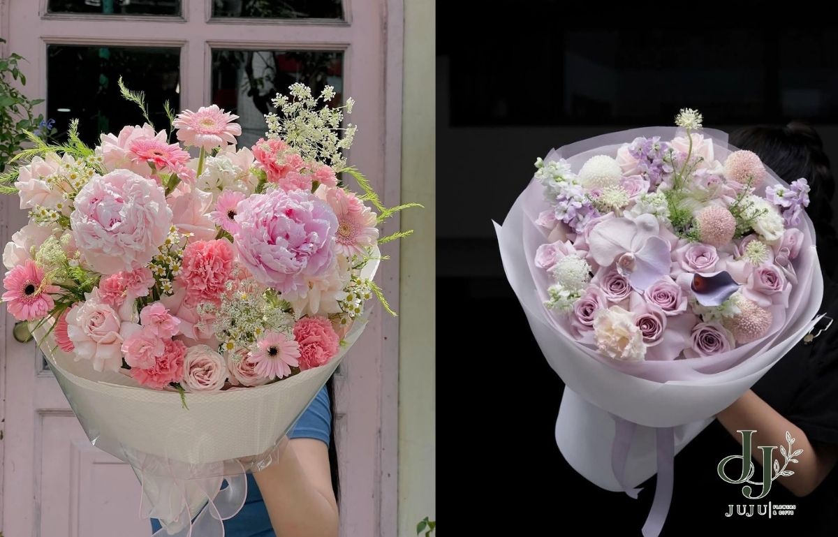 Hoa thiết kế riêng theo ý của khách hàng 