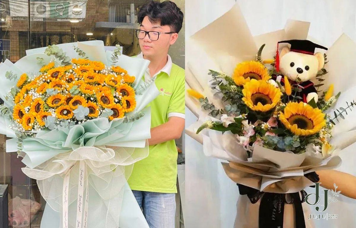 Hoa tốt nghiệp dành tặng cho bạn bè 