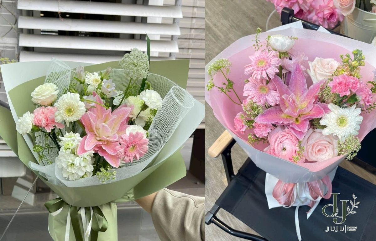 Mẫu hoa tươi dành tặng cho bạn bè đẹp