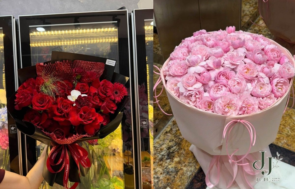 Mẫu hoa tươi đẹp tặng sinh nhật 
