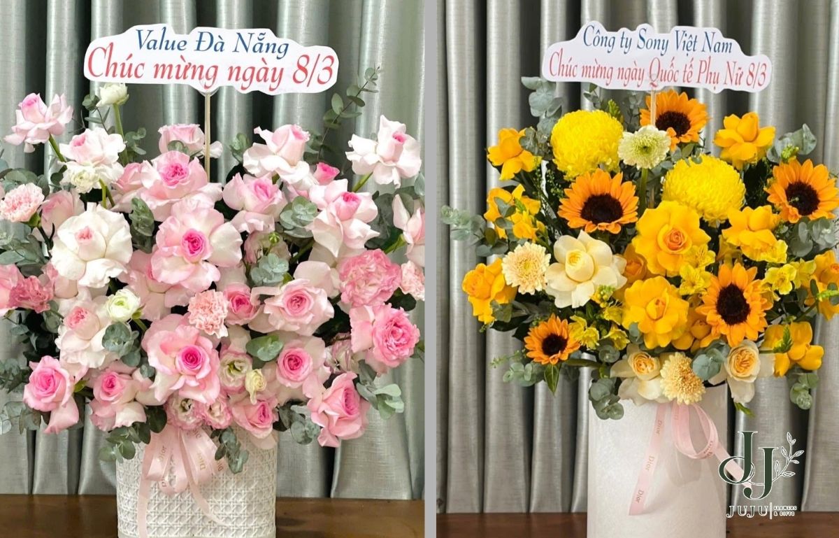 Mua hoa khai trương đẹp, giá hấp dẫn tại JuJu