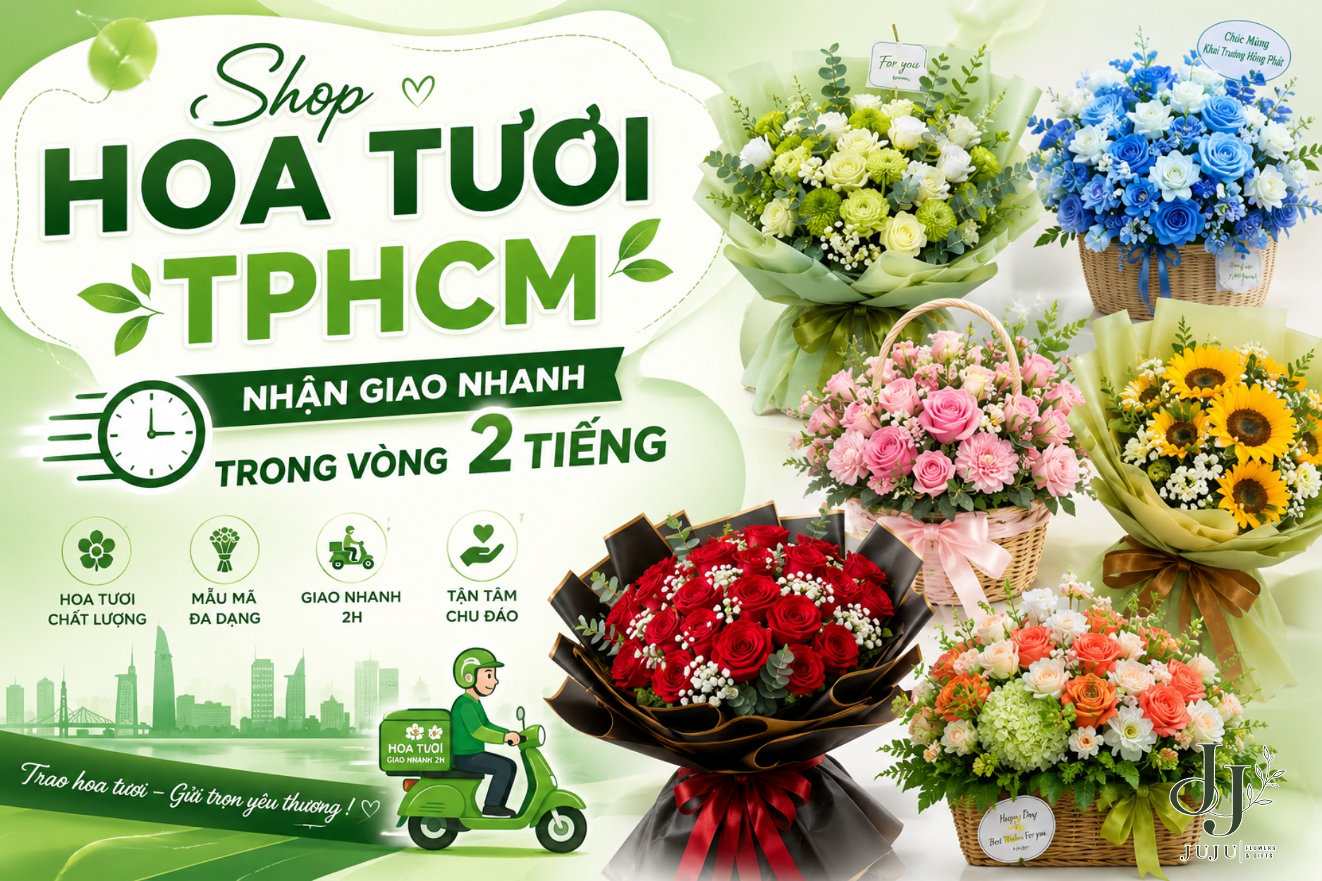 Shop hoa tươi ở Hồ Chí Minh