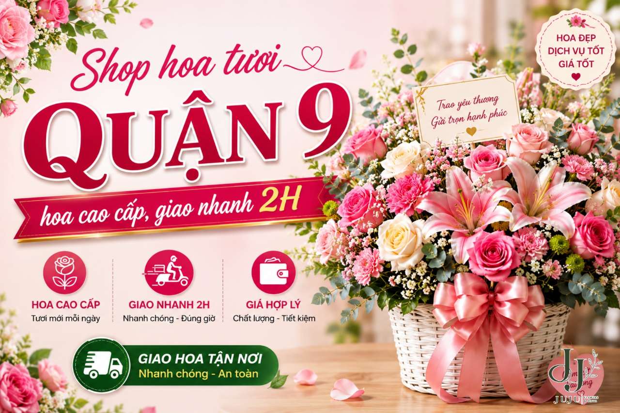 Lựa chọn shop hoa tươi quận 9 đẹp nên mua