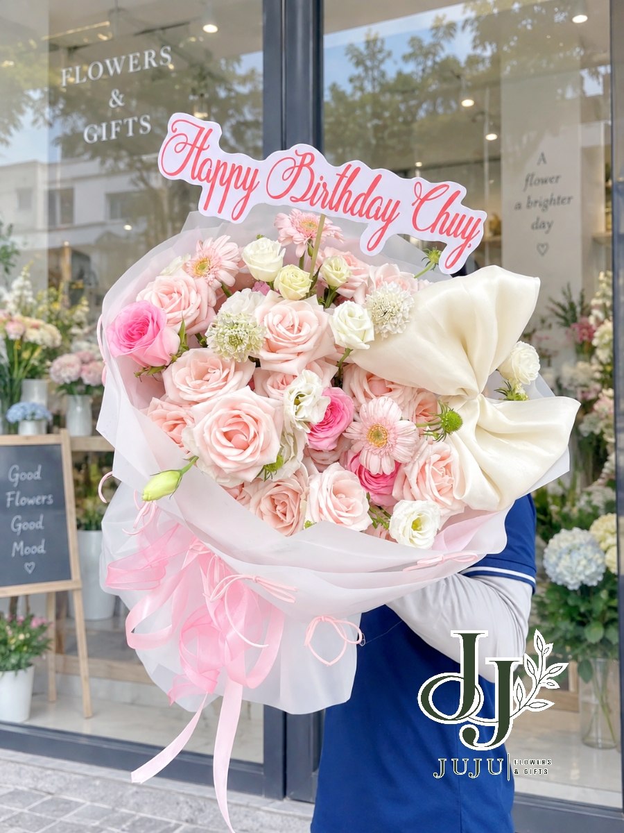 Bó hoa hồng chúc mừng sinh nhật BHT019