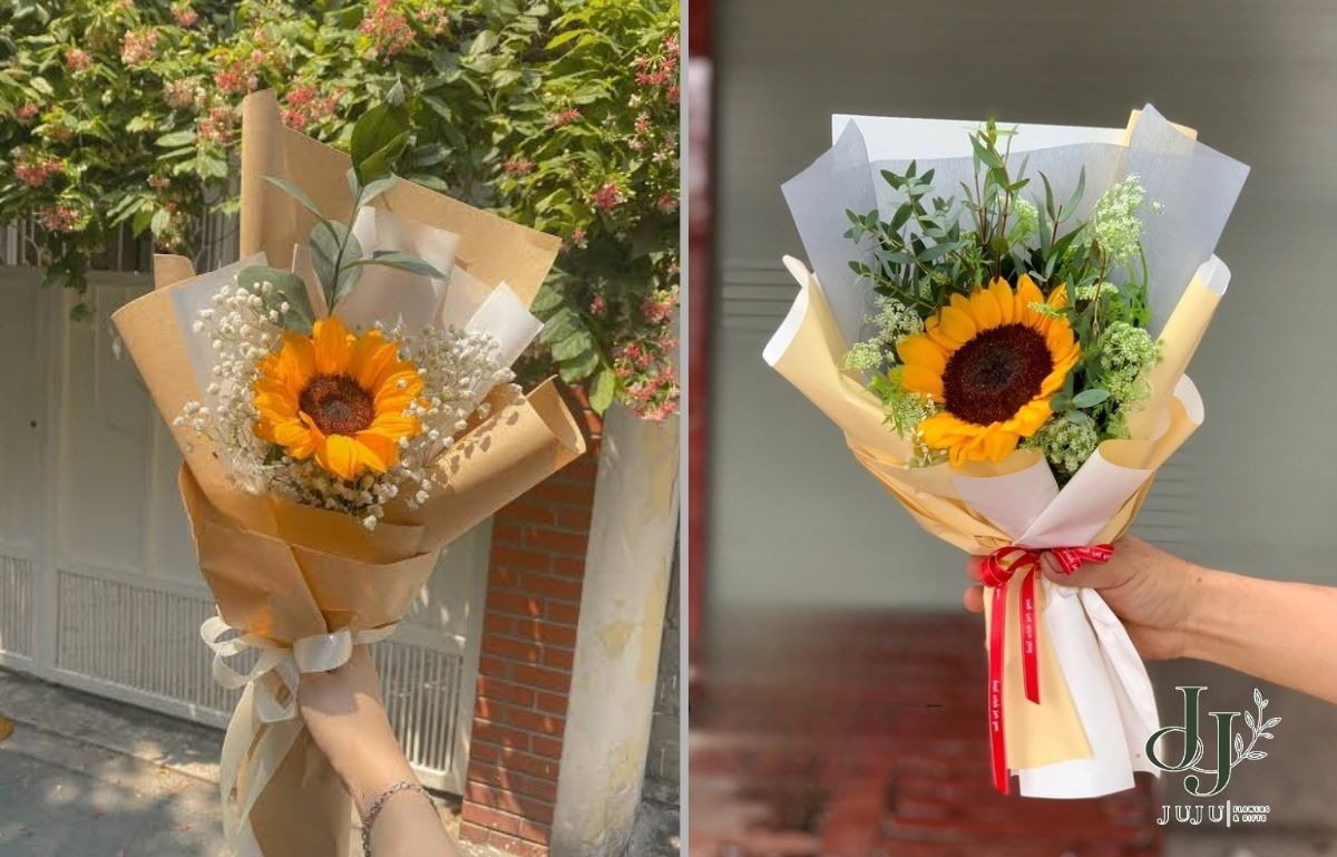 Hoa hướng dương 1 bông luôn được nhiều  bạn lựa chọn
