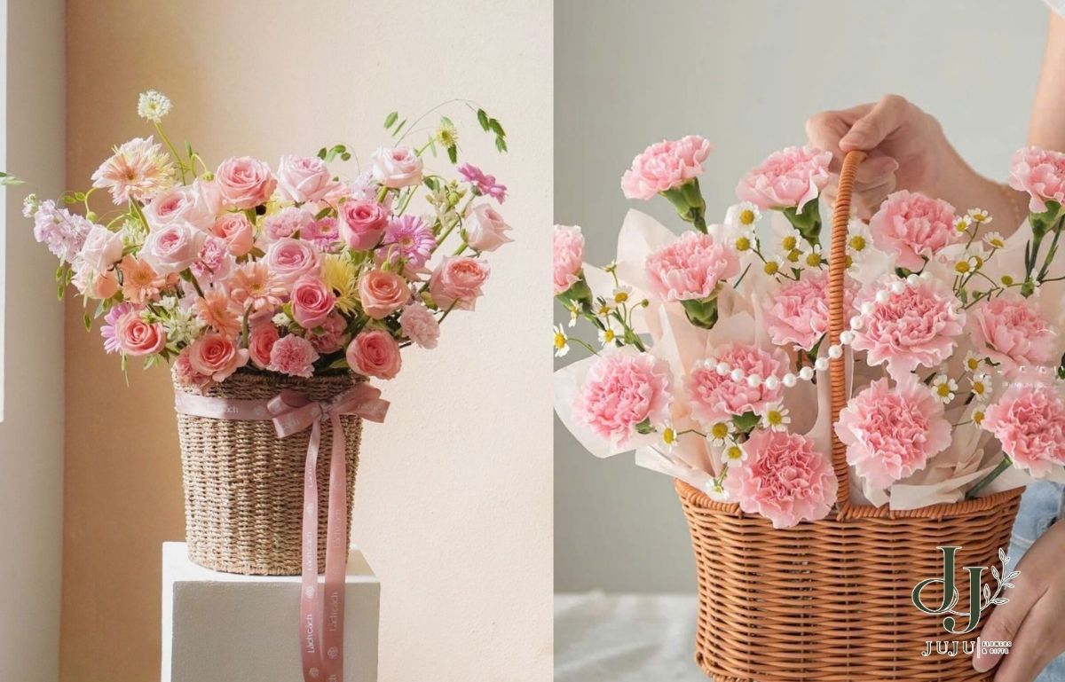 Lẵng hoa tươi chúc mừng ngày thầy thuốc 