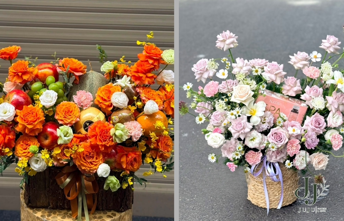 Đặt hoa tươi tặng bố tại JuJu Shop cực đẹp 