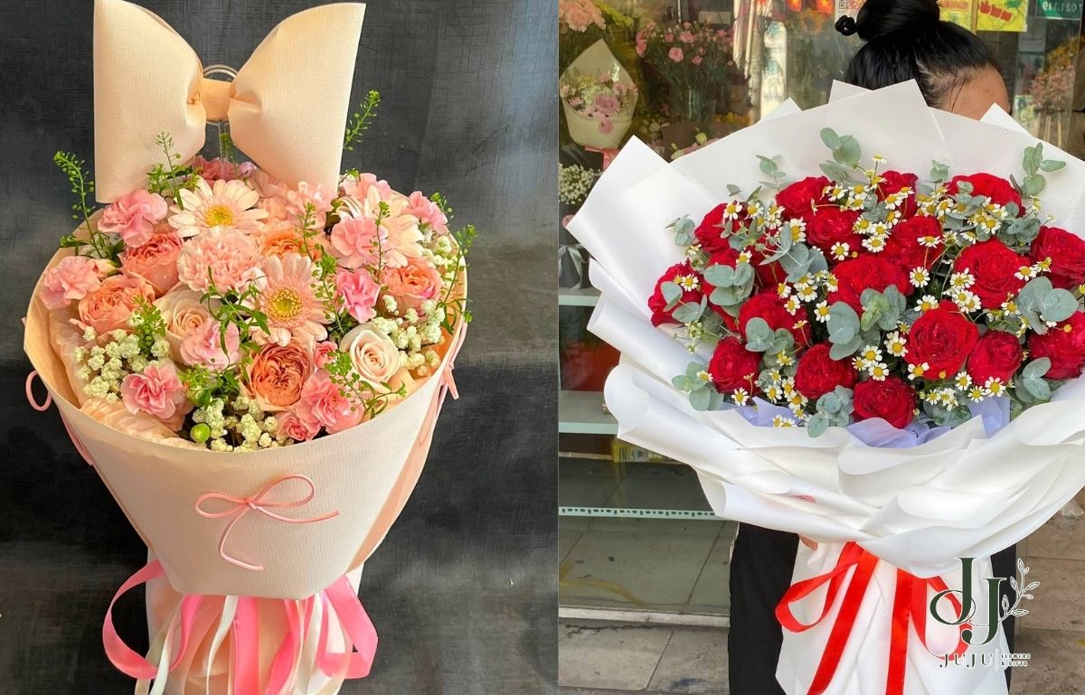 Mẫu hoa tươi đẹp dành tặng cho đồng nghiệp 