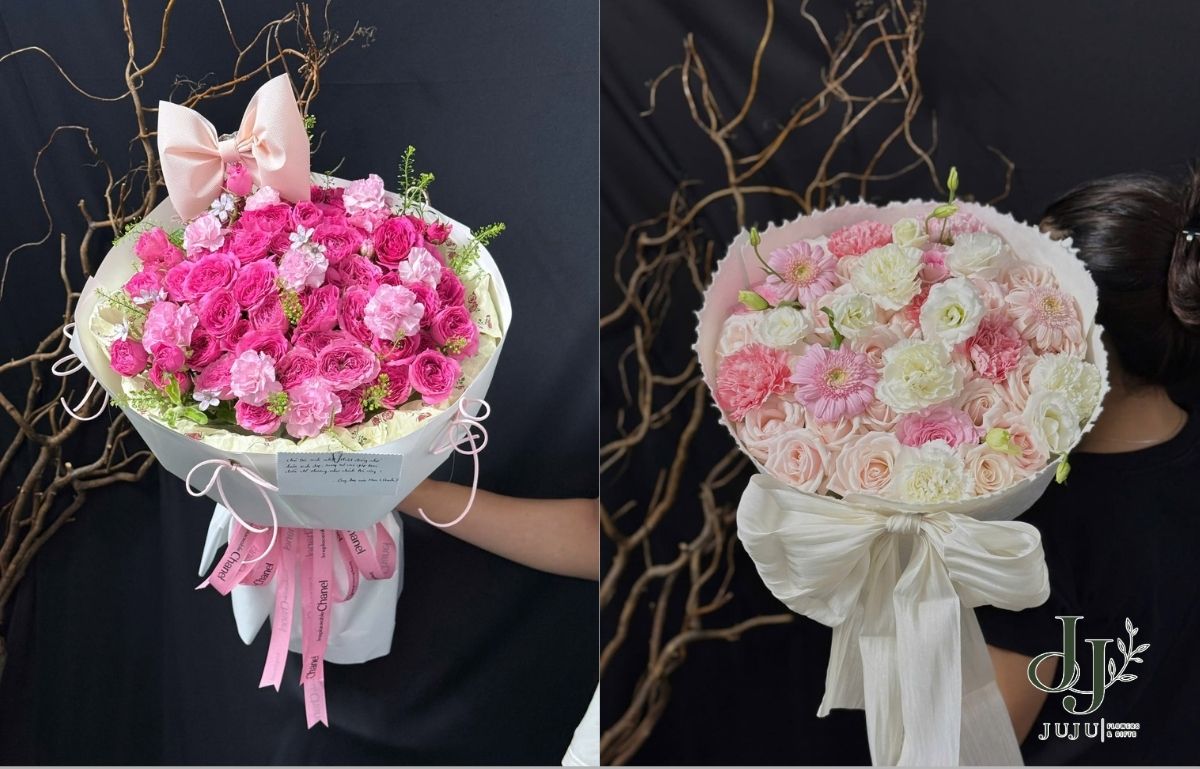 Mẫu hoa tươi dành tặng cho bạn bè đẹp 