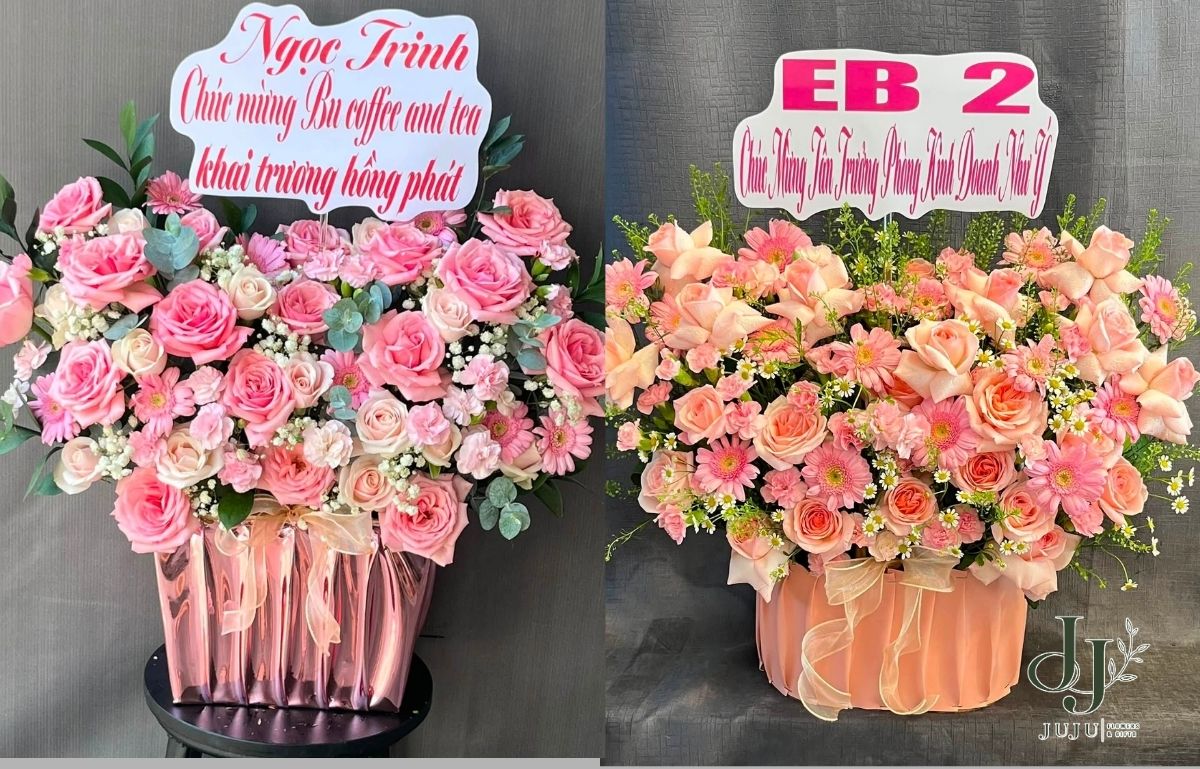 Shop sẽ thiết kế hoa theo ý kiến của khách hàng 