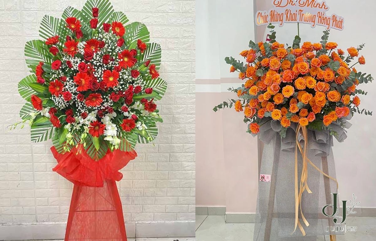Kệ hoa khai trương giao tận nơi cho khách hàng 