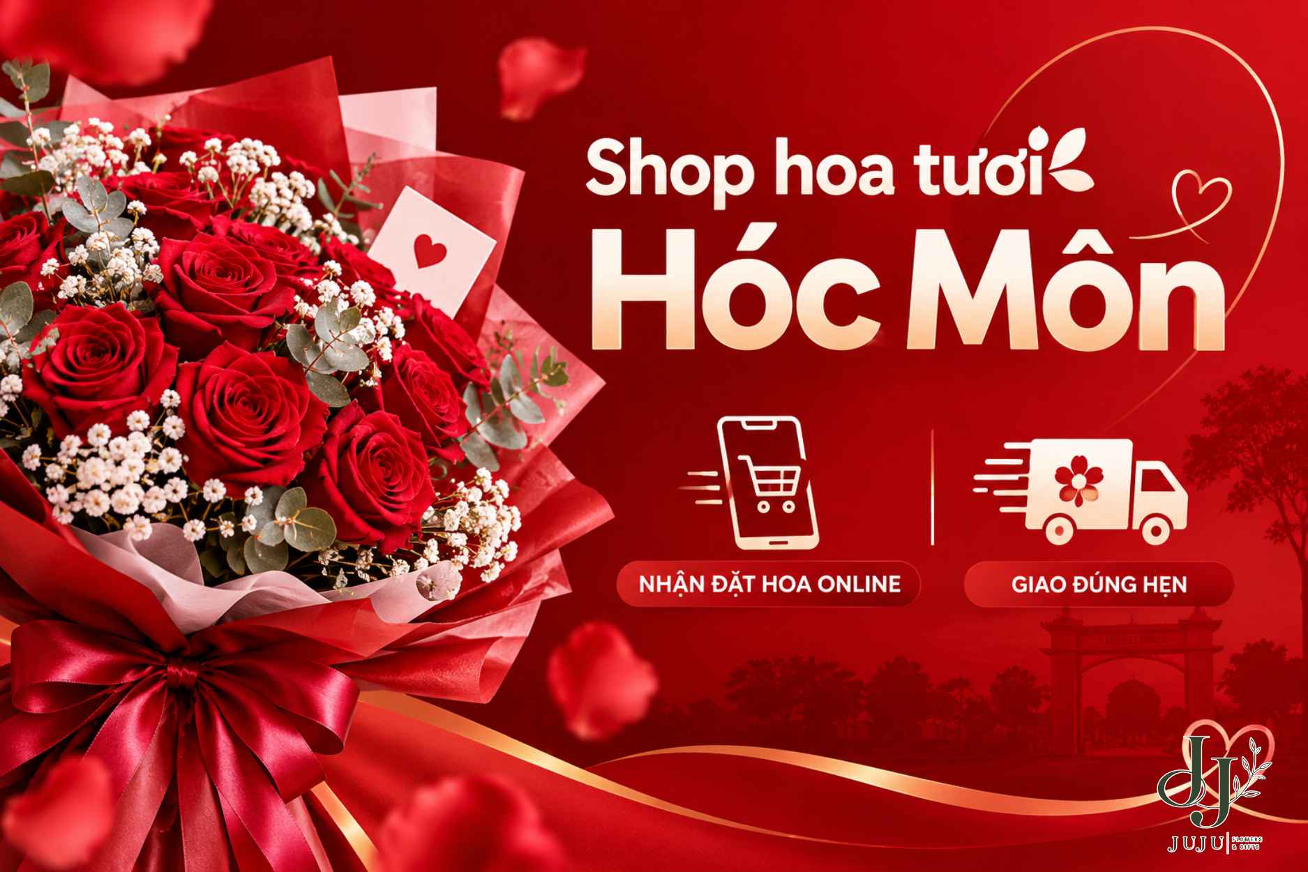 Shop hoa tươi ở Hóc Môn giá rẻ