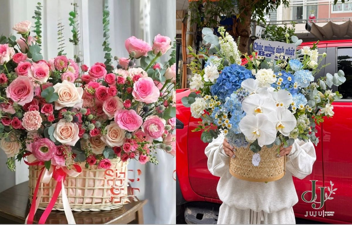 Giỏ hoa dành tặng cho đối tác mà bạn nên lựa chọn