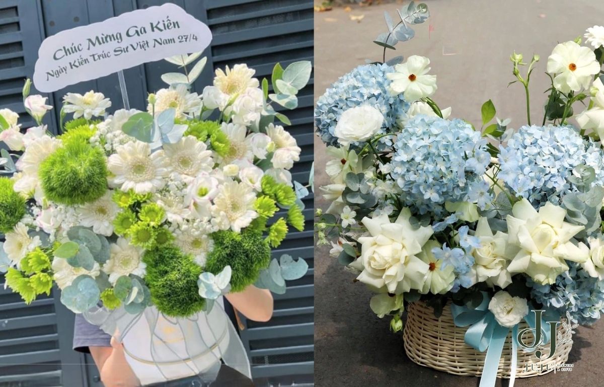 Lẵng hoa tươi đẹp, giá rẻ mà bạn nên lựa chọn