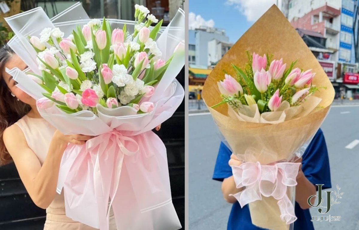 Hoa tulip đẹp giá rẻ cho khách hàng lựa chọn