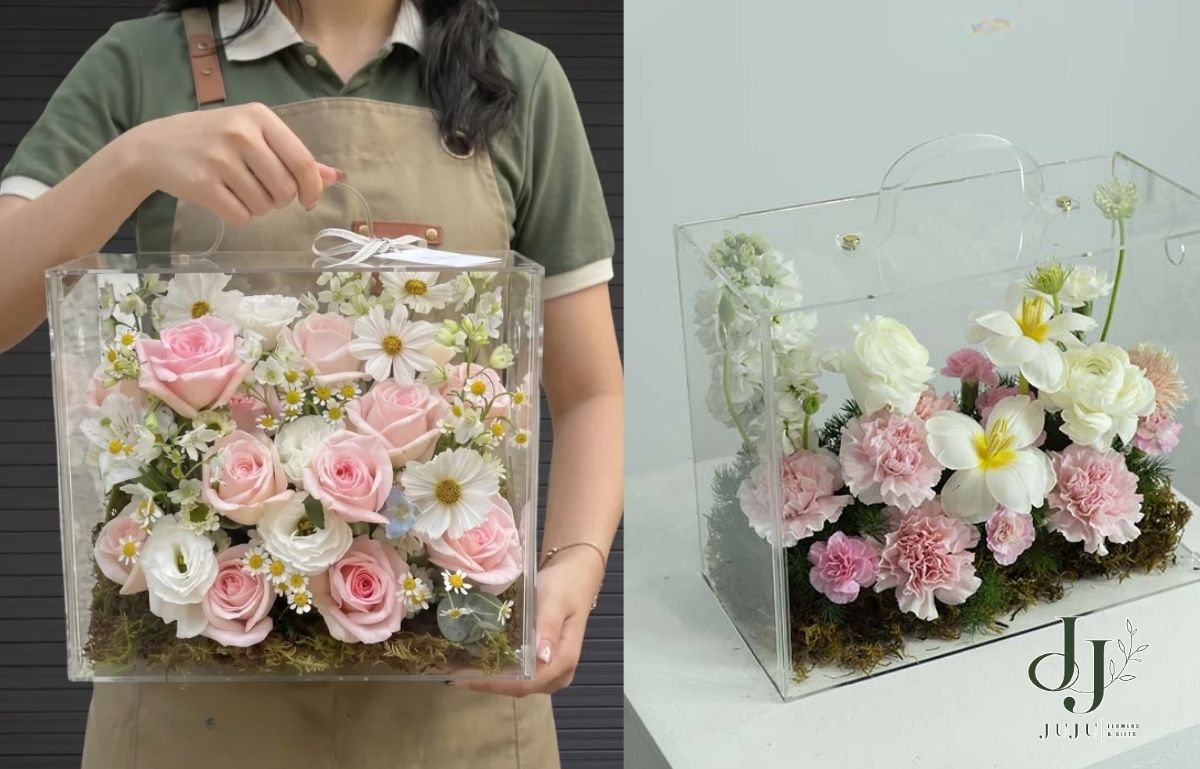 Tặng hoa cho cô giáo ngày 8 tháng 3 đẹp