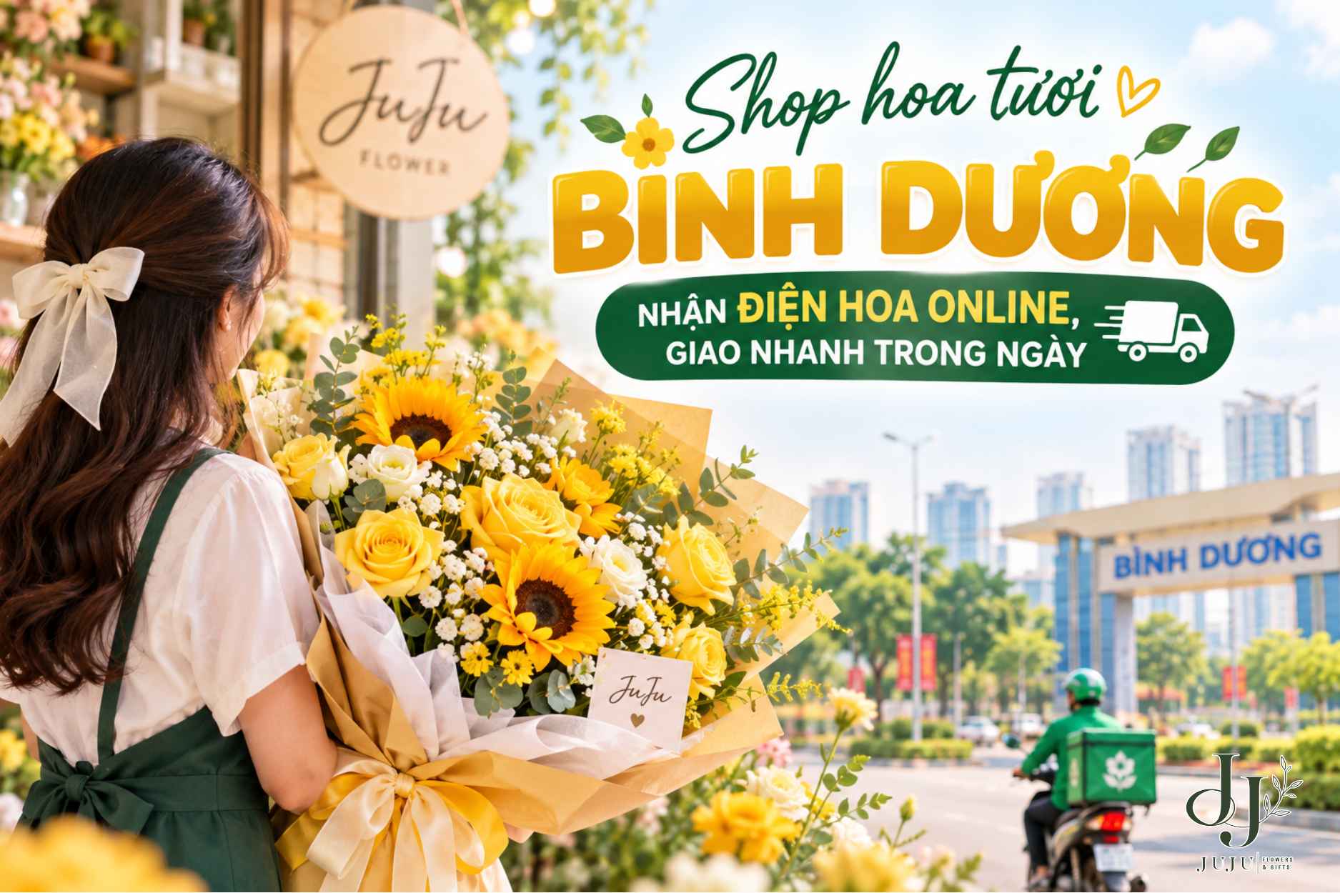 Shop hoa tươi Bình Dương nhiều mẫu đẹp