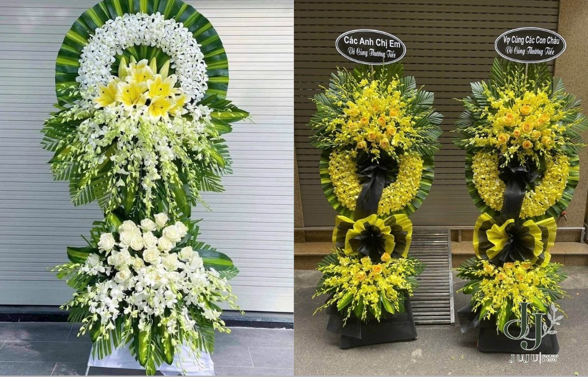 Mẫu hoa chia buồn mà bạn nên mua
